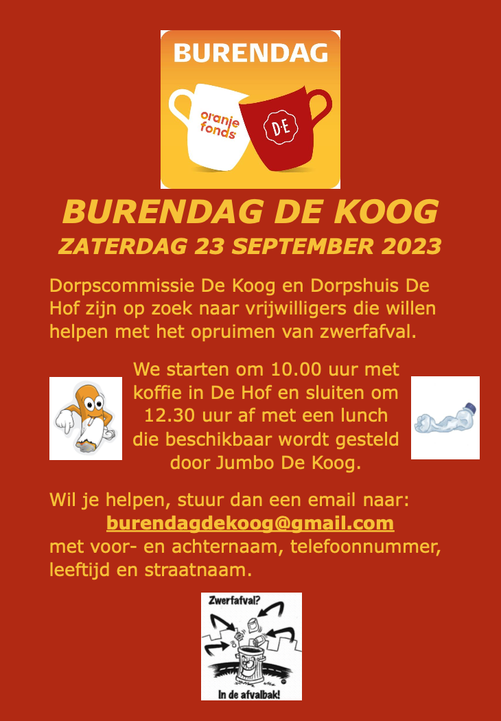 Burendag De Koog 23 september 2023